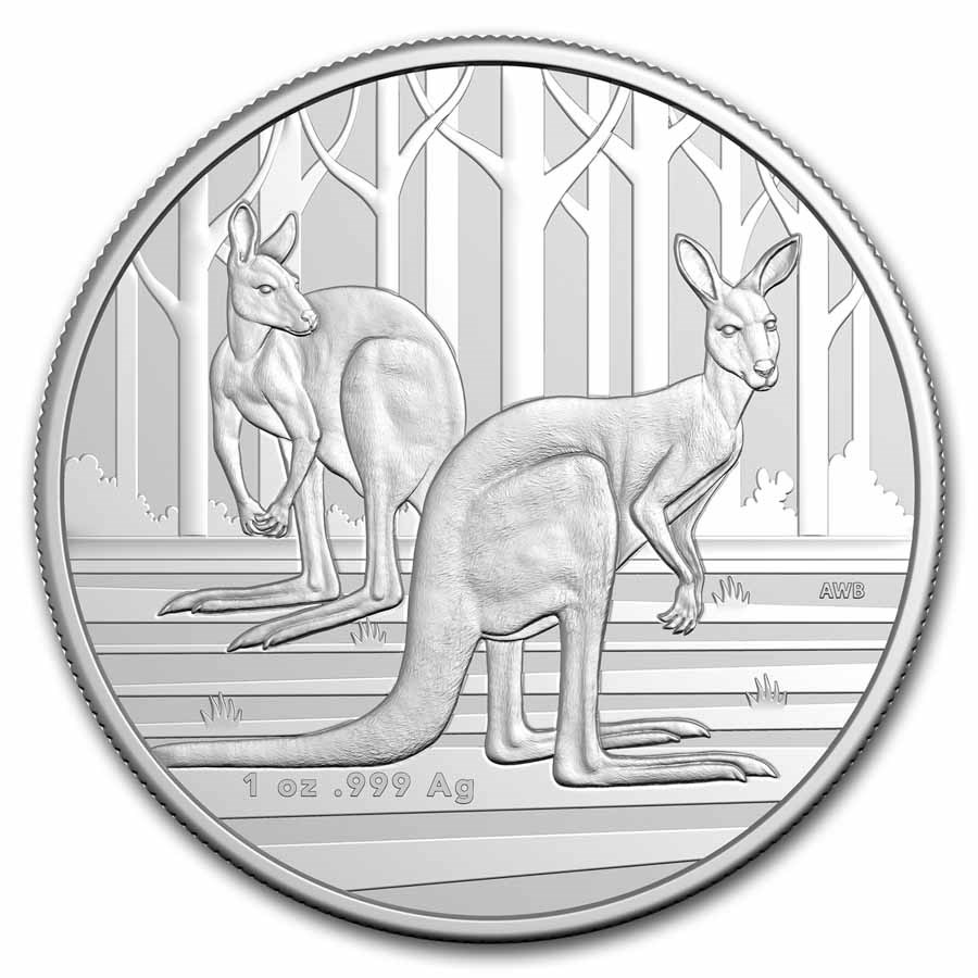 2024 Australia 1 oz Silver $1 Kangaroo BU