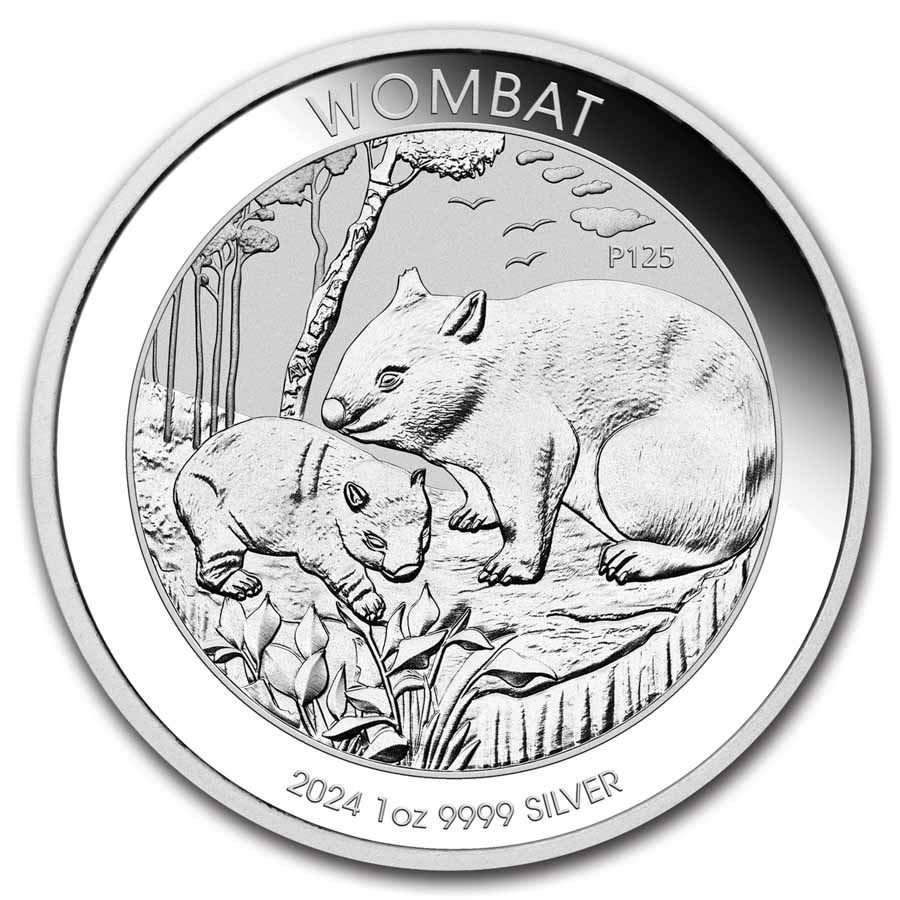 2024 Australia 1 oz Silver Australian Wombat BU