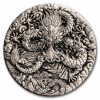2024 Australia 2 oz Silver Year of the Dragon Antiqued (No Box)