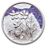 2024 Austria Proof Silver €10 Language of Flowers (Violet)