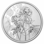 2024 Austria Silver €10 Language of Flowers (Peony)