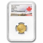 2024 Canada 1/4 oz Gold Maple Leaf BU NGC MS69 ER