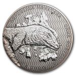 2024 Croatia 1 oz Silver Black Lizard BU (w/ Box & COA)