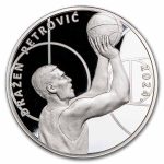 2024 Croatia 1 oz Silver Dražen Petrovic Proof (w/ Box & COA)