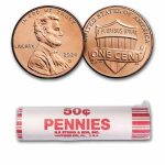 2024-D Lincoln Cent 50-Coin Roll BU