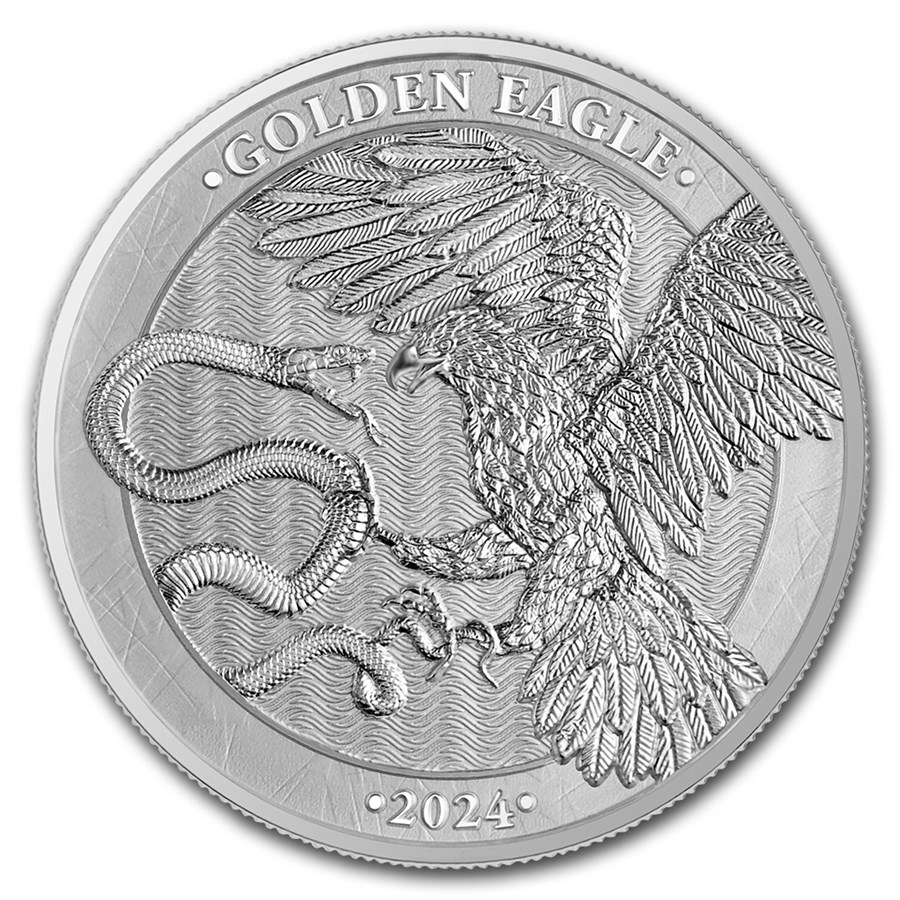 2024 Malta 1 oz Silver 5 Euro Golden Eagle BU