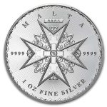 2024 Malta 1 oz Silver €5 Maltese Cross BU