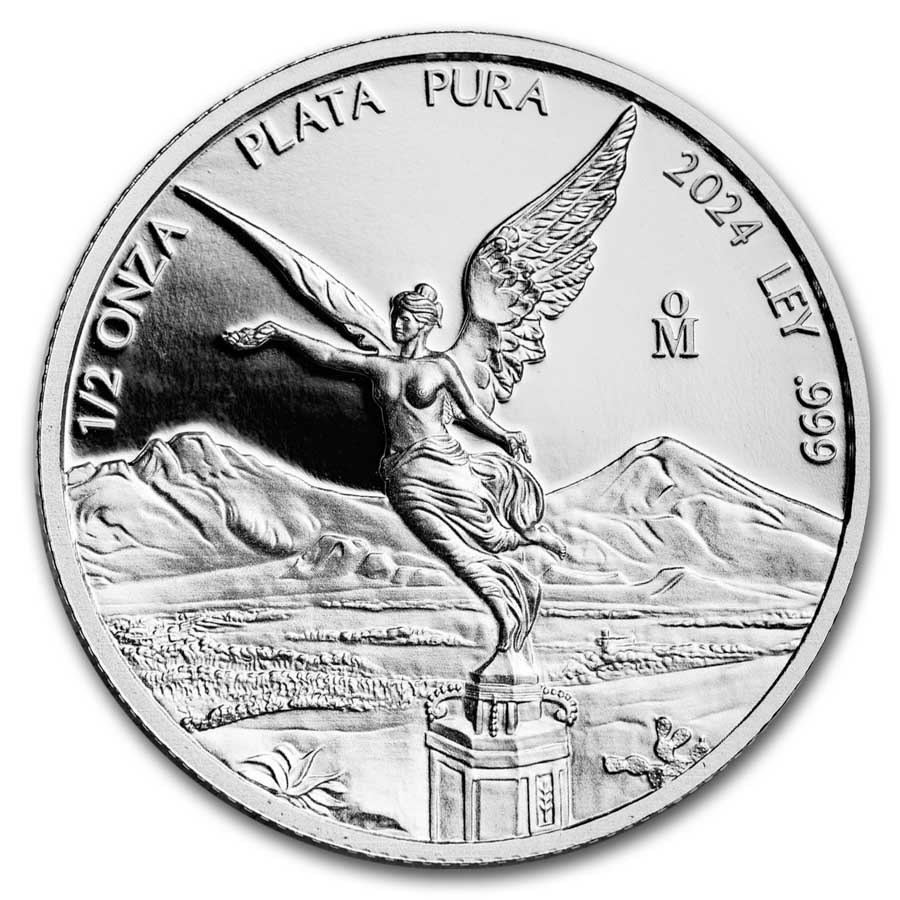 2024 Mexico 1/2 oz Silver Libertad Proof (In Capsule)