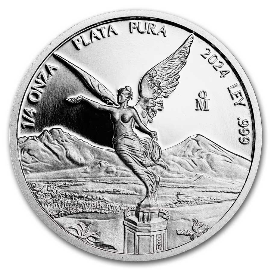 2024 Mexico 1/4 oz Silver Libertad Proof (In Capsule)