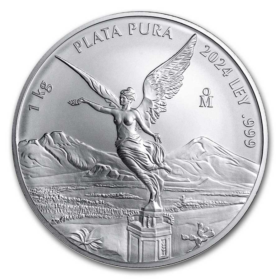 2024 Mexico 1 kilo Silver Libertad BU (In Capsule)