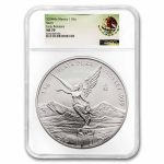 2024 Mexico 1 kilo Silver Libertad MS-70 NGC ER (Coat of Arms)