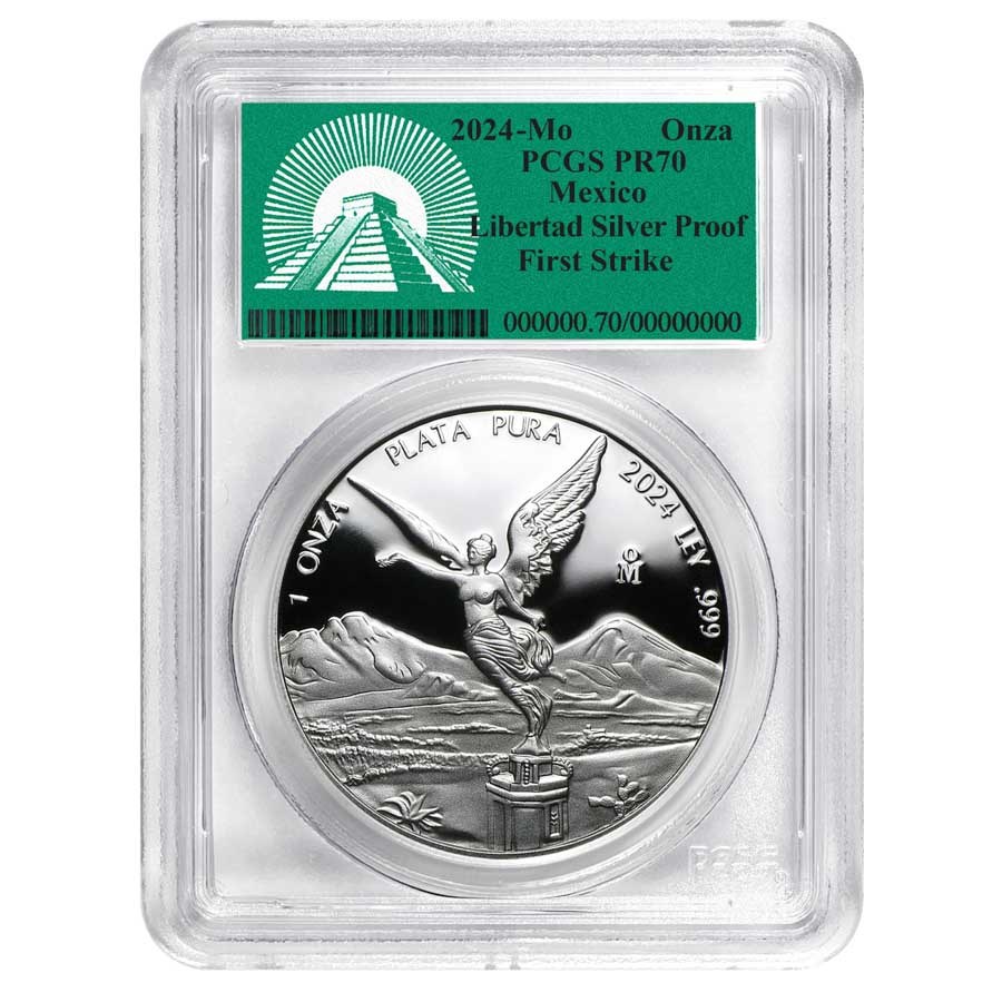 2024 Mexico 1 oz Silver Libertad Proof PR-70 PCGS (FS)