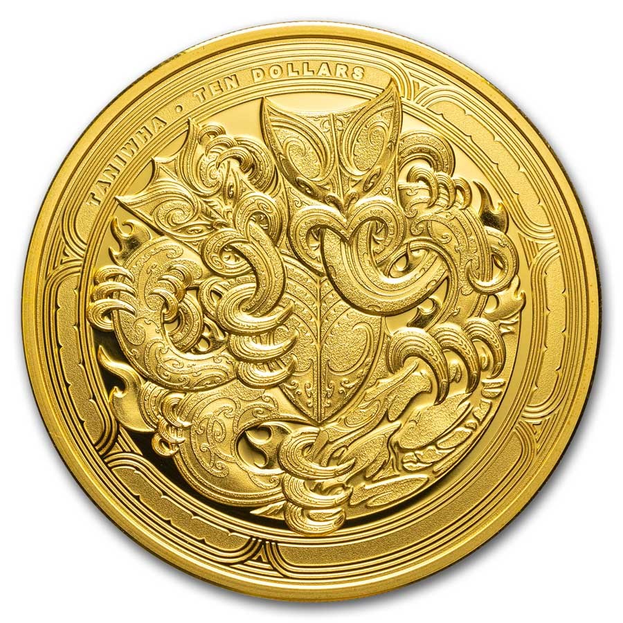 2024 New Zealand 1 oz Gold Dwelling Taniwha: Cave