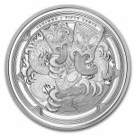 2024 New Zealand 1 oz Silver Dwelling Taniwha: Cave BU