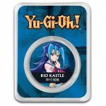 2024 Niue 1 oz Color Ag $2 Yu-Gi-Oh! - Rio Kastle, In TEP