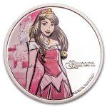 2024 Niue 1 oz Silver $2 Disney Aurora in Special Jewelry Box