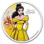 2024 Niue 1 oz Silver $2 Disney Belle in Special Jewelry Box