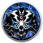 2024 Niue 1 oz Silver $2 Marvel Spider-Man and Venom