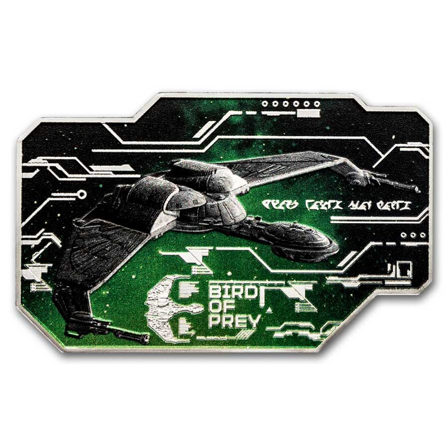2024 Niue 1 oz Silver $2 Star Trek: Klingon Bird of Prey