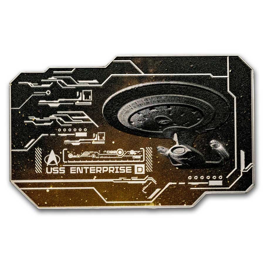 2024 Niue 1 oz Silver $2 Star Trek: NCC 1701-D Spec Sheet