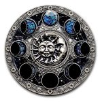 2024 Niue 2 oz Silver Antique Lunar Calendar (with Box & COA)