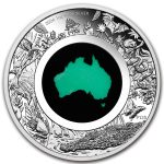 2024-P AUS 1 oz Silver Chrysoprase Great Southern Land Proof