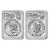 2024-S Morgan & Peace Rev Proof Set PR-70 PCGS (AR, Morgan/Peace)