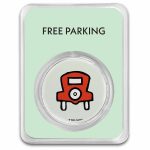 2024 Samoa 1 oz Silver Monopoly Board Space: Free Parking w/ TEP