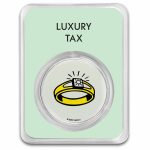 2024 Samoa 1 oz Silver Monopoly Board Space: Luxury Tax with TEP