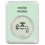 2024 Samoa 1 oz Silver Monopoly Water Works with TEP