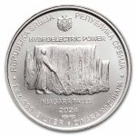 2024 Serbia 1 oz Silver 100 Dinar Tesla: Hydroelectric Power