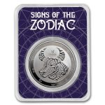 2024 Tokelau 1 oz Silver $5 Zodiac Series: Taurus BU (TEP)