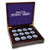 2024 Tokelau Silver Signs of Zodiac Series 12-coin Colorized Set