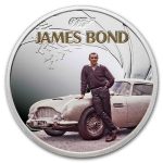 2024 TUV 1 oz Silver Bond Sean Connery & Aston Martin DB5 Proof