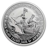 2024 Tuvalu 1 oz Silver Black Flag: The Kingston BU
