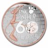 2024 Tuvalu 5 oz Silver Pink Panther 60th Anniversary Gilded Box