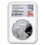 2024-W 1 oz Proof Silver Eagle PF-70 NGC (Gaudioso)