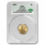 2025 1/10 oz American Gold Eagle MS-69 CAC (First Delivery)