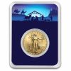 2025 1/2 oz American Gold Eagle - w/Starry Night Nativity Card