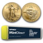 2025 1/2 oz American Gold Eagles (40-Coin MintDirect® Tube)