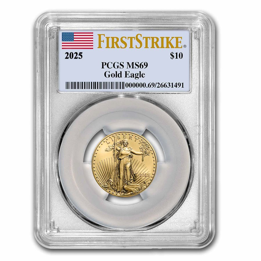 2025 1/4 oz American Gold Eagle MS-69 PCGS (FirstStrike®)