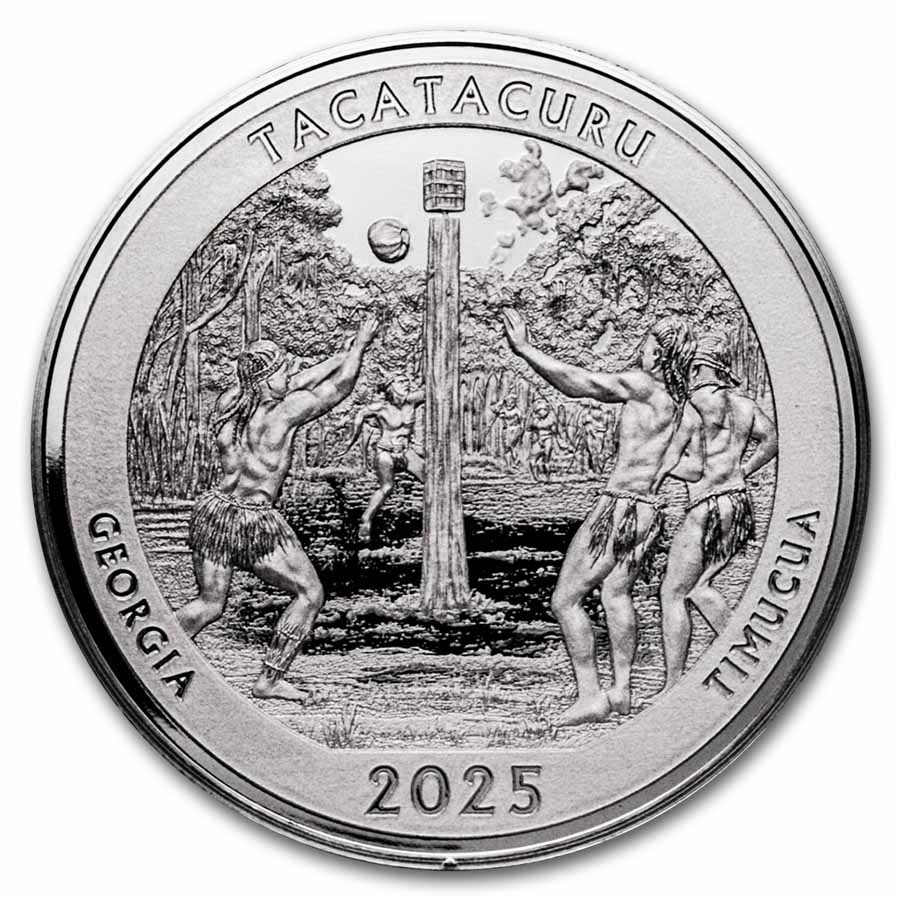 2025 1 oz Ag NATB Georgia Timucua Cumberland Island (Box/COA)