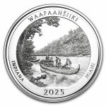 2025 1 oz Ag NATB Indiana George Rogers Clark Nat'l Park Box/COA