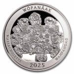 2025 1 oz Ag NATB Massachusetts Wampanoag "First Thanksgiving"