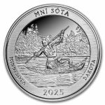 2025 1 oz Ag NATB Minnesota Voyageurs National Park (Box/COA)
