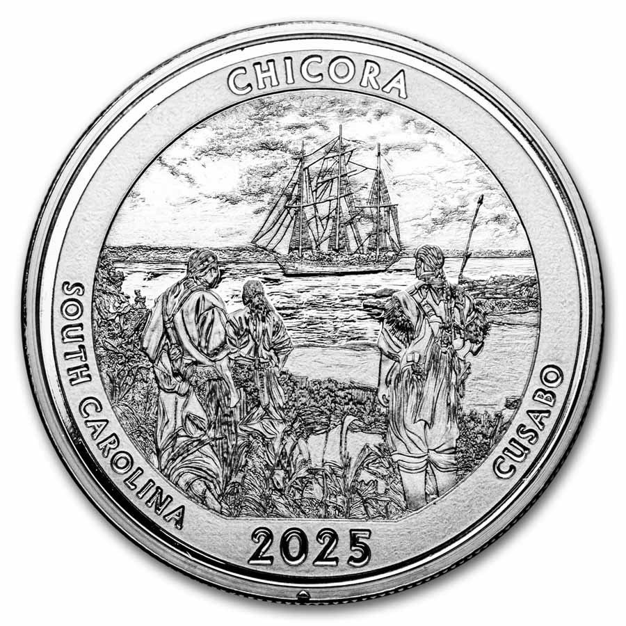 2025 1 oz Ag NATB South Carolina Fort Sumter National Monument