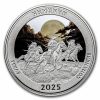 2025 1 oz Ag NATB Texas San Antonio Missions Nat'l Park (Color)