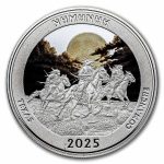 2025 1 oz Ag NATB Texas San Antonio Missions Nat'l Park (Color)