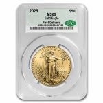 2025 1 oz American Gold Eagle MS-69 CAC (First Delivery)
