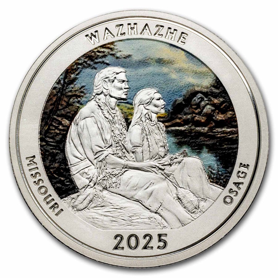 2025 1 oz Silver NATB Missouri Ozark Scenic Riverway (Color)